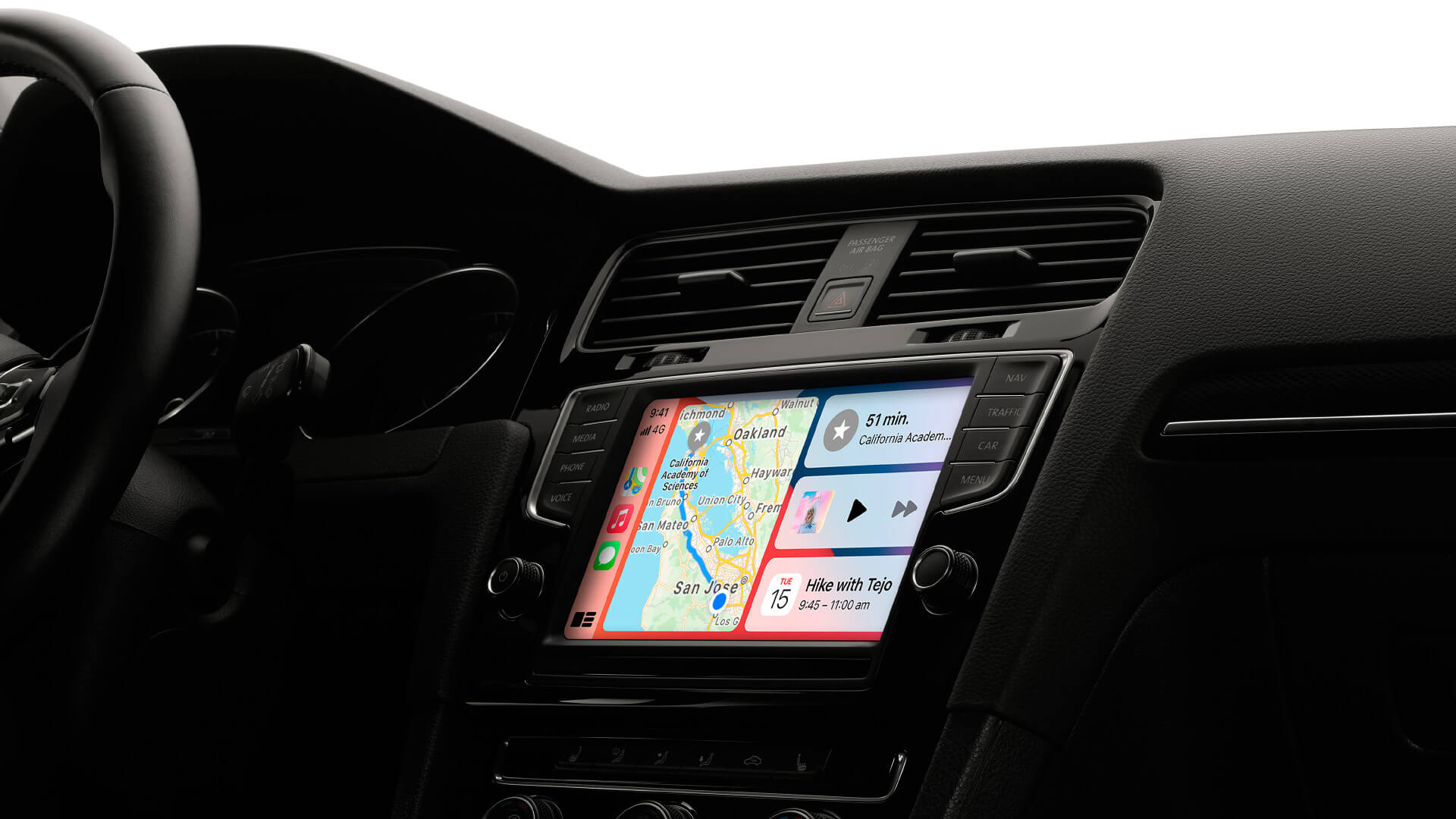 Car keys and CarPlay. A smarter ride from start to finish