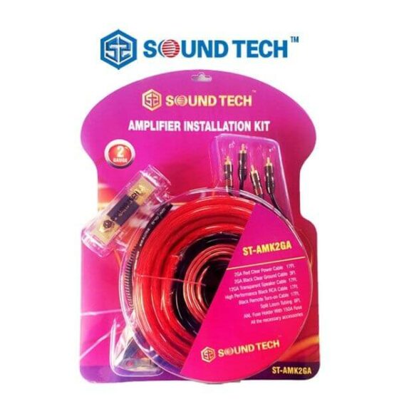 2 Gauge Amplifier Wiring Kit Sound Tech