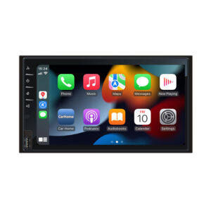 ADAYO HM4Z05A car head unit displaying CarPlay function using with touch screen.