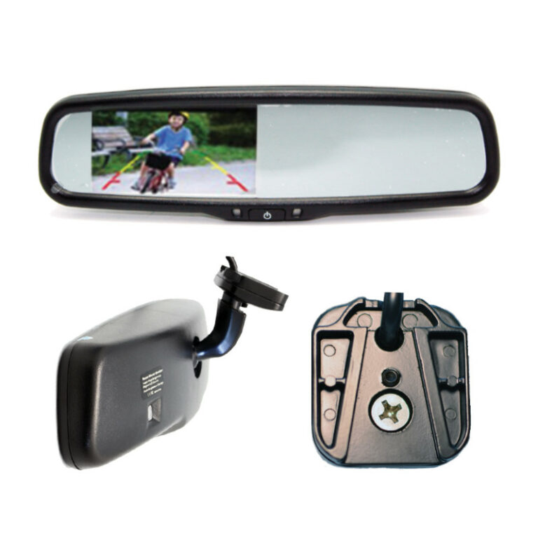 HM43095 4.3" Rear View Mirror Monitor with Auto Brightness Adjustment