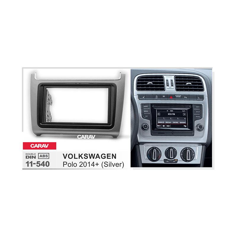 11-540 VOLKSWAGEN Polo 2014+ (Silver) Fitting Kit / Stereo