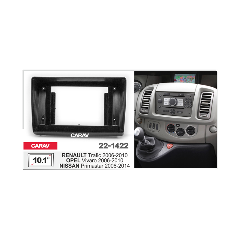 Vivaro/Trafic 2 car radio frame