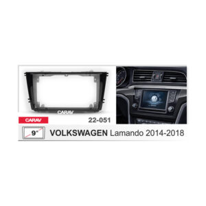 22-051 VOLKSWAGEN Lamando 2014+ Fitting Kit / Stereo Fascia Panel - 9 Inch