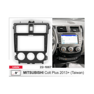 22-1067 MITSUBISHI Colt Plus 2013+ Fitting Kit / Stereo Fascia Panel - 9 Inch
