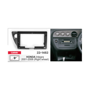 22-1482 HONDA Integra 2001-2006 (Right Wheel) Fitting Kit / Stereo Fascia Panel - 9 Inch