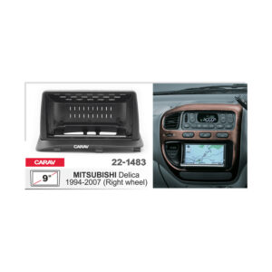22-1483 MITSUBISHI Delica 1994-2007 (Right Wheel / Top Mount) Fitting Kit / Stereo Fascia Panel - 9 Inch