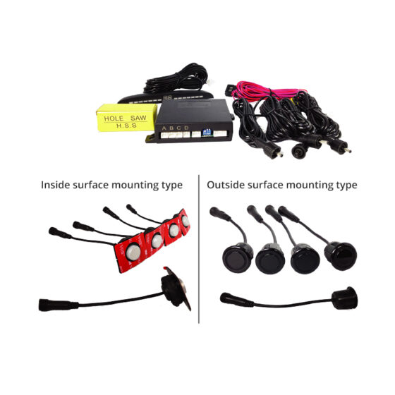 STEELMATE PTS 410 Rear Parking Sensors (Product Only) Sound Tech