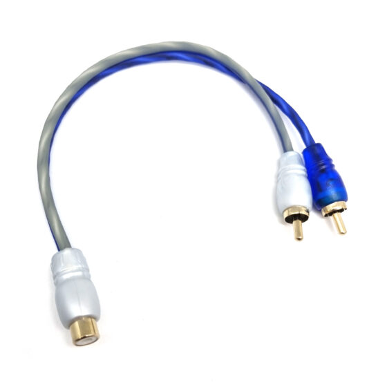 RCA Y Adaptor 1 Female to 2 Male Sound Tech