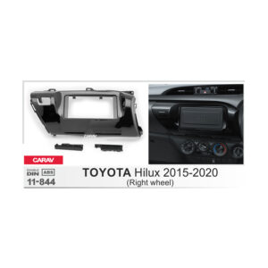 11-844: 2-DIN Car Audio Installation Kit for TOYOTA Hilux 2015-2000
