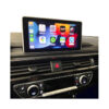 Wireless CarPlay and Android Auto function display on Audi