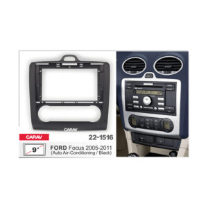 22-1516 FORD Focus 2005-2011 (Auto Air-Conditioning / Black) Fitting Kit - 9 Inch