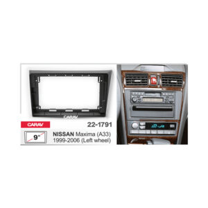 22-1791 NISSAN Maxima (A33) 1999-2006 Fitting Kit - 9 Inch