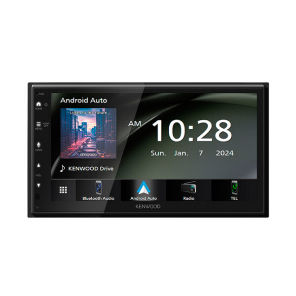 KENWOOD DMX6523S front look with Android Auto.