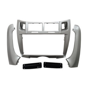 22-1976 9-inch Stereo Fitting Kit / Fascia for TOYOTA Yaris, Vitz, Platz 2005-10 (Ver.2 / Silver)