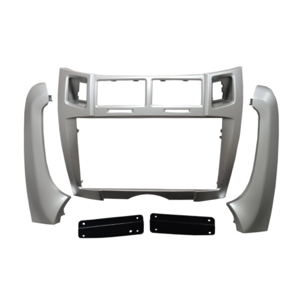22-1976 9-inch Stereo Fitting Kit / Fascia for TOYOTA Yaris, Vitz, Platz 2005-10 (Ver.2 / Silver)