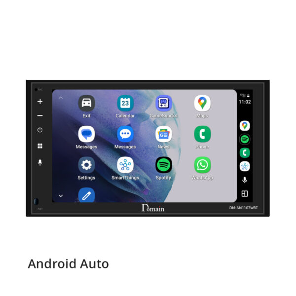 Domain DM-AN1107WBT 6.75 Inch Android 11 System with Wired and Wireless CarPlay & Android Auto - Image 3