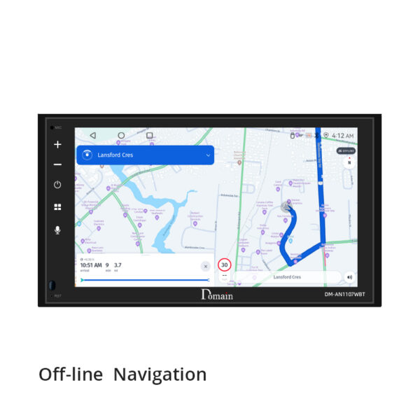 Domain DM-AN1107WBT 6.75 Inch Android 11 System with Wired and Wireless CarPlay & Android Auto - Image 4