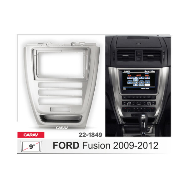 22-1849 9-inch Car Stereo Fitting Kit / Fascia for FORD Fusion 2009-2012