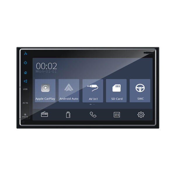 double din size head unit home page display - Adayo RM4Z24