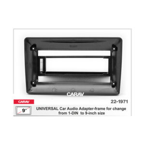 22-1971 9 Inch Universal Car Audio Adapter-frame for Single Din – Converts 1 Din to 9 Inch