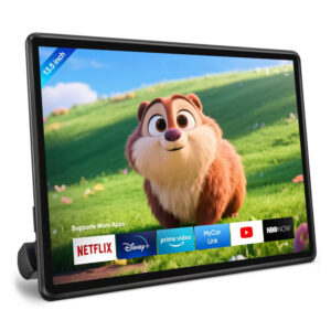 “AMH1380G 13.5-inch 4K OLED headrest monitor front view”