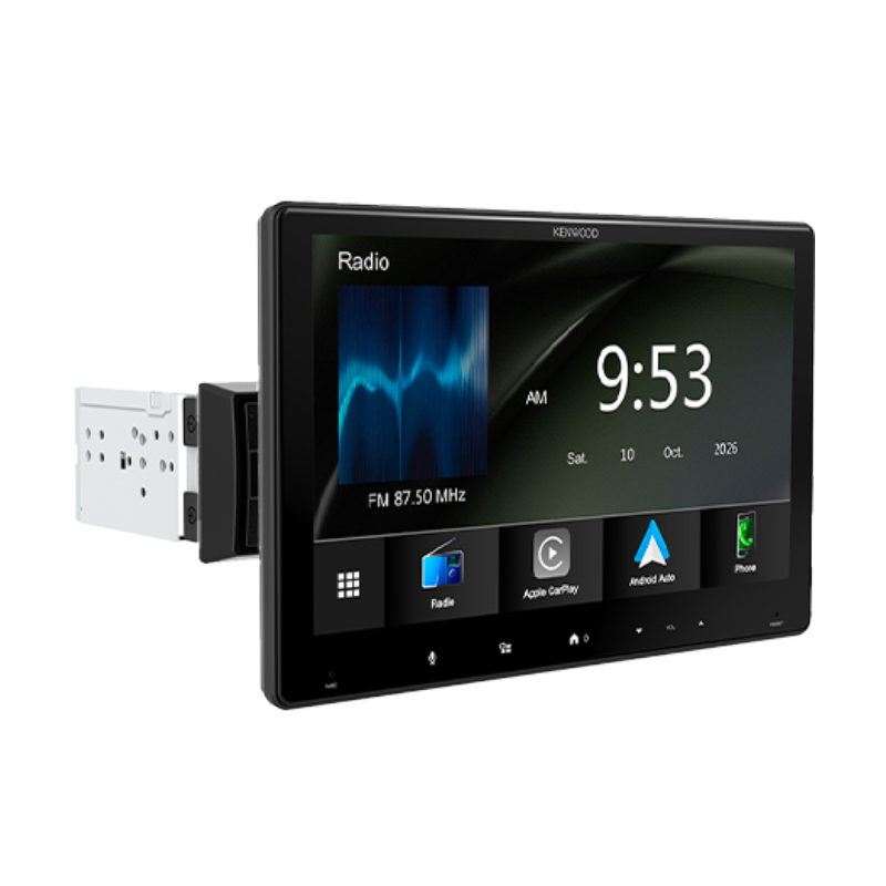 Kenwood 9" multimedia receiver with wireless CarPlay & Android Auto