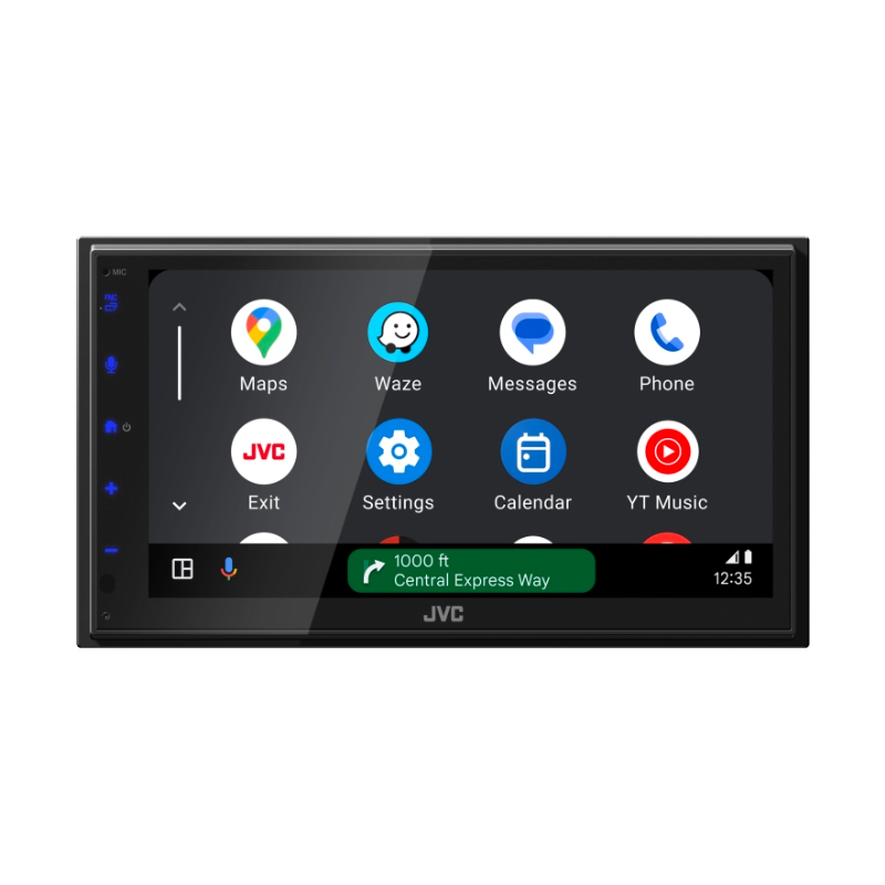 Android Auto on KW-M690BW display
