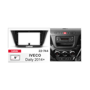 22-744 IVECO Daily 2014+ Fitting Kit - 9 Inch