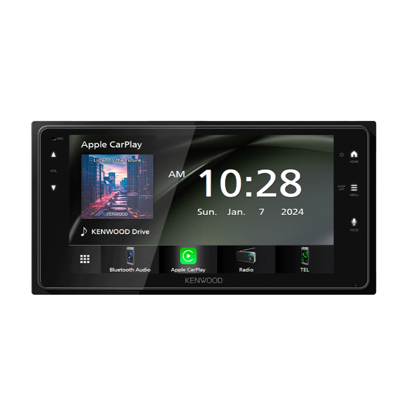 Kenwood DMX723WS 6.8" Toyota-Size Car Stereo with Wireless Apple CarPlay & Android Auto