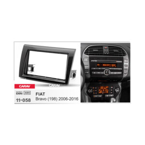 11-058 2-DIN Car Audio Installation Kit for FIAT Bravo (198) 2006-2016